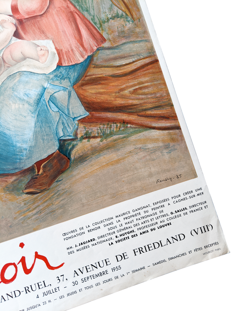 Original Poster Renoir Mourlot 1955