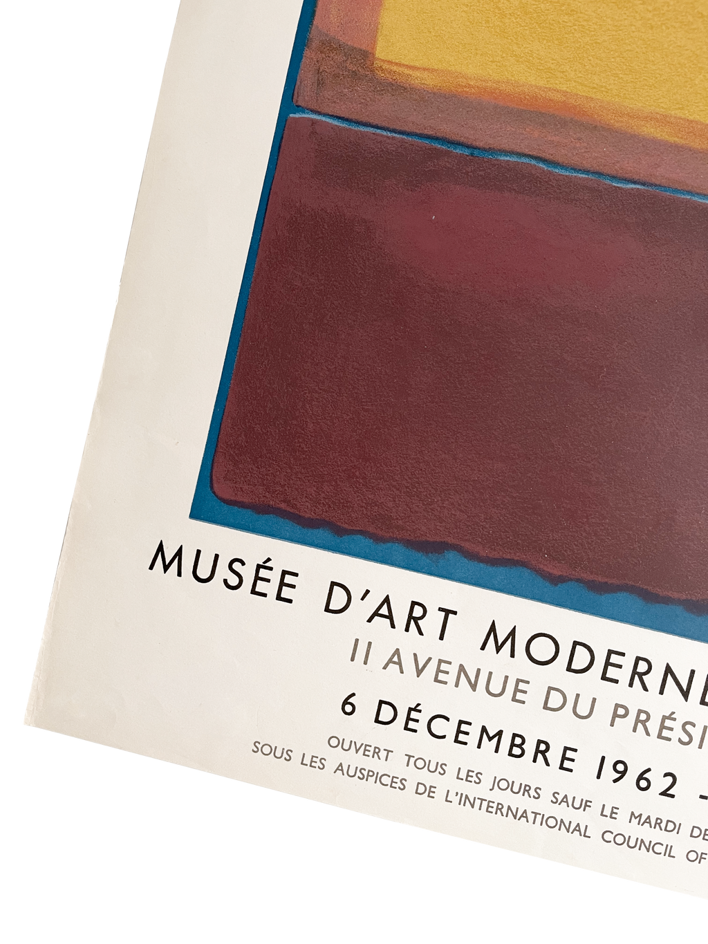 Original Mark Rothko Poster 