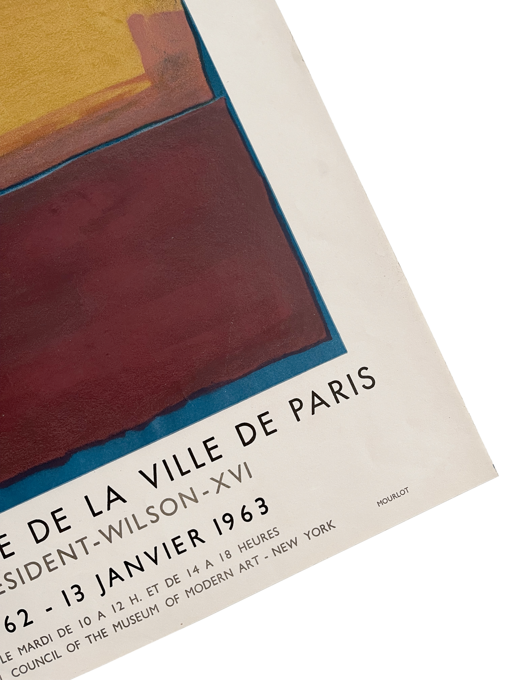 Original Mark Rothko Poster 