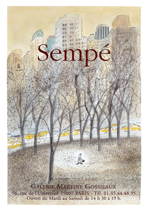 Original Poster By Sempe 1999 - Paris
