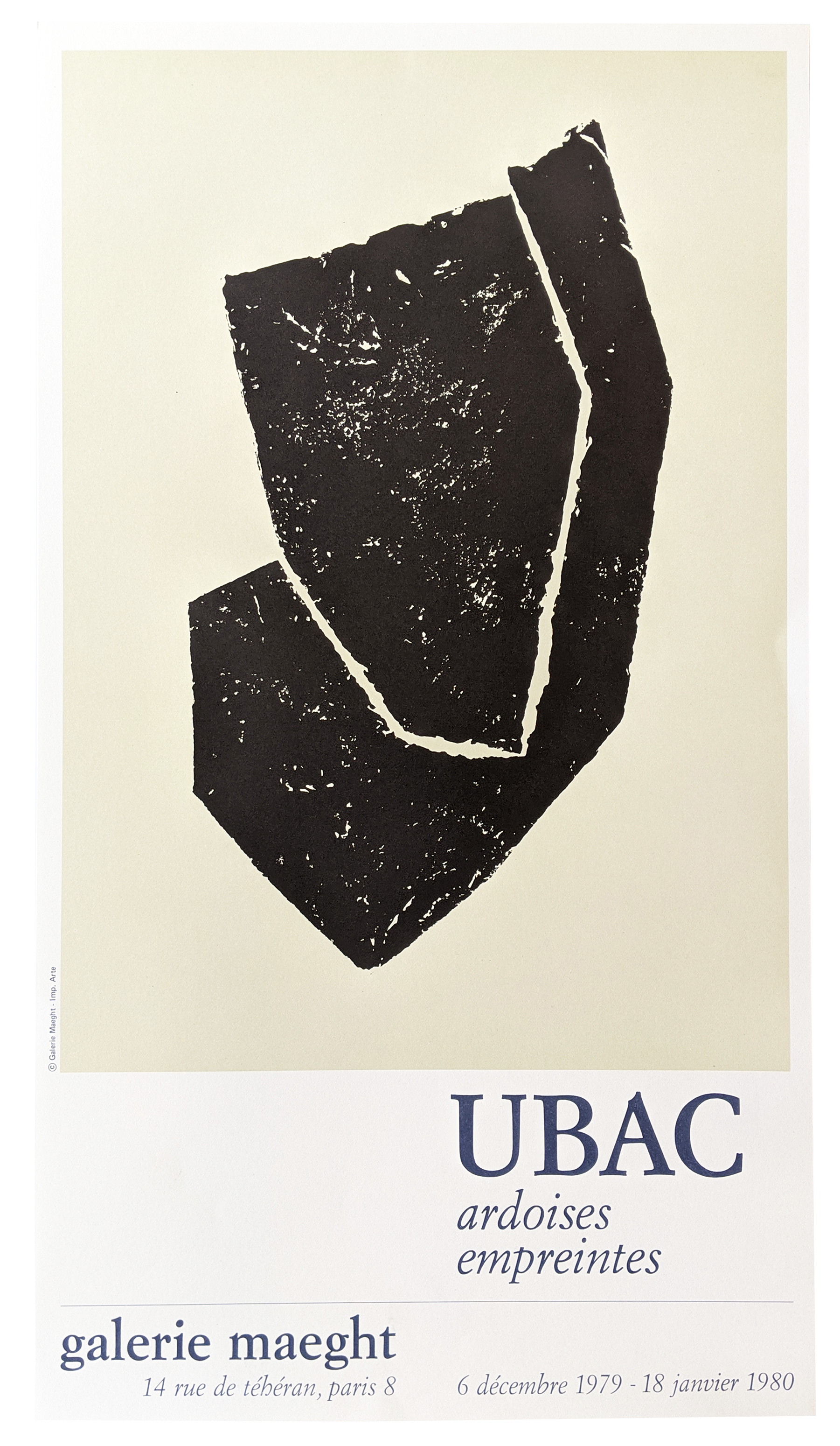 UBAC アートポスター GALERIE MAEGHT UBAC アートポスター GALERIE MAEGHT UBAC Galerie Maeght