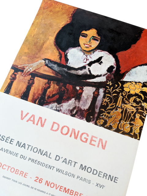 Original Poster Van Dongen Exhibition 1967