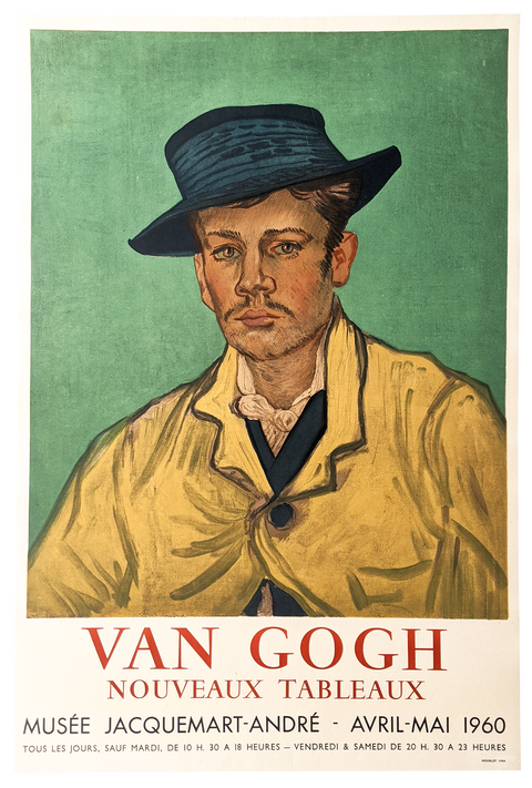 Original Van Gogh Poster Nouveaux Tableaux 1960