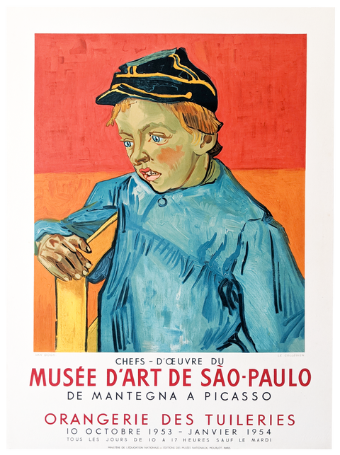 Original Poster Van Gogh 1954 - Arch Paper - Mourlot