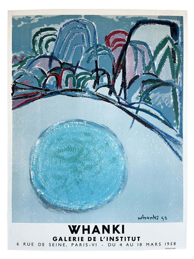 Original Poster Whanki Kim 1958 Galerie de L'institut, 1958 Mourlot